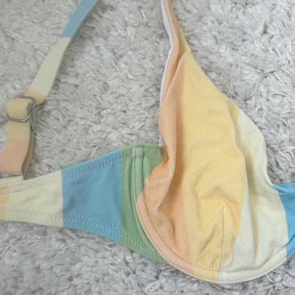 Poolside Paradiso Tulum Plunge Underwire Top - Rainbow (NWT) - Picture 12 of 15